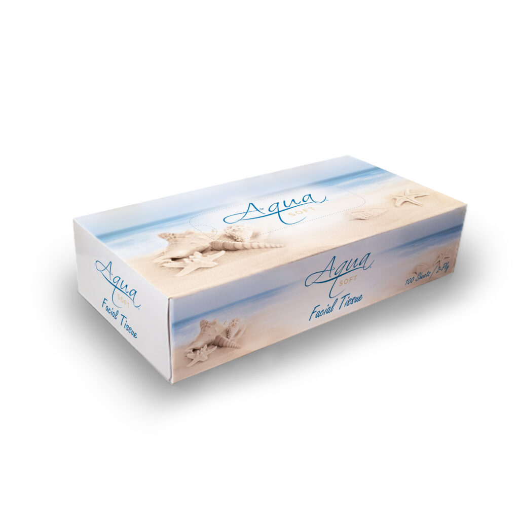 Packaging - AquaSoft Flat Facial Tissue Inner Pack